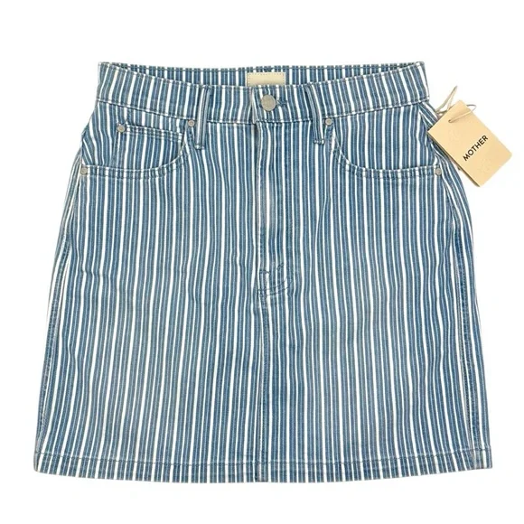 Mother High Waisted Smokin Double Mini Skirt Size 27 - Picture 3 of 16